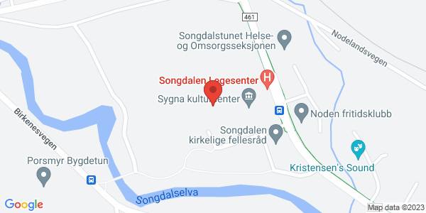 Kart som viser hvor arrangementet foregår