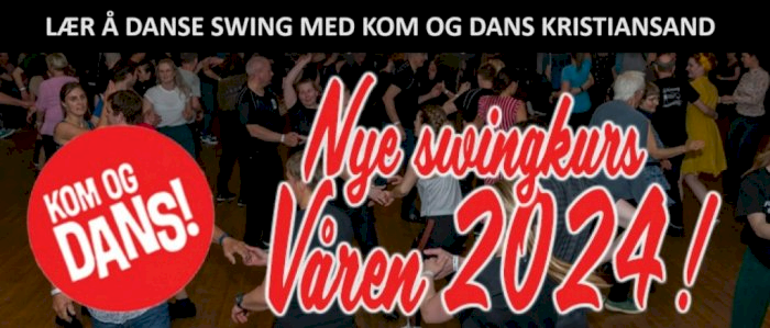 Swingkurs hos Kom og Dans Kristiansand i Vågsbygd kultursenter!