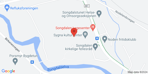 Kart som viser hvor arrangementet foregår