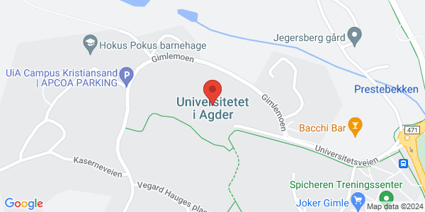 Map displaying event location