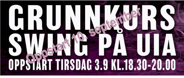 Ungswingkurs i Swing og Rock`n Roll på UIA Kristiansand