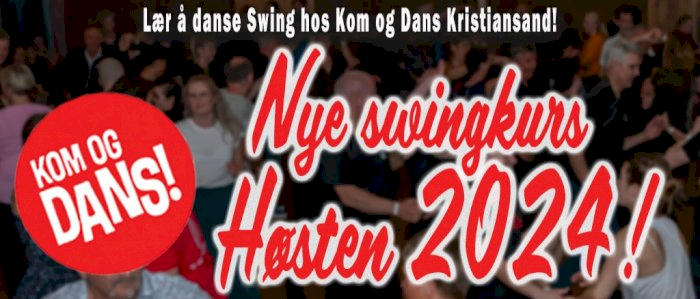 Swing og West Coast Swing kurs hos Kom og Dans Kristiansand i Vågsbygd kultursenter!