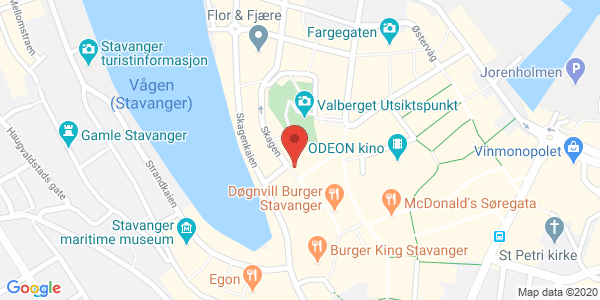 Map displaying event location