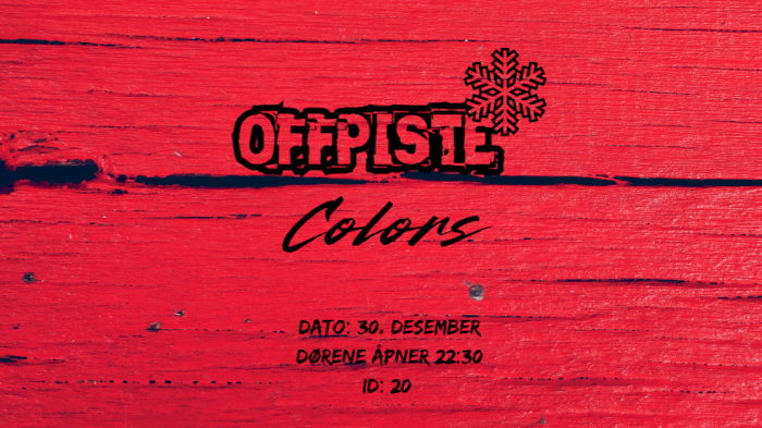 Offpiste Colors - Rød 30. Desember