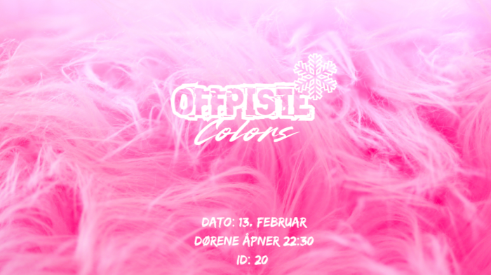 Offpiste Colors - Rosa 13. Februar