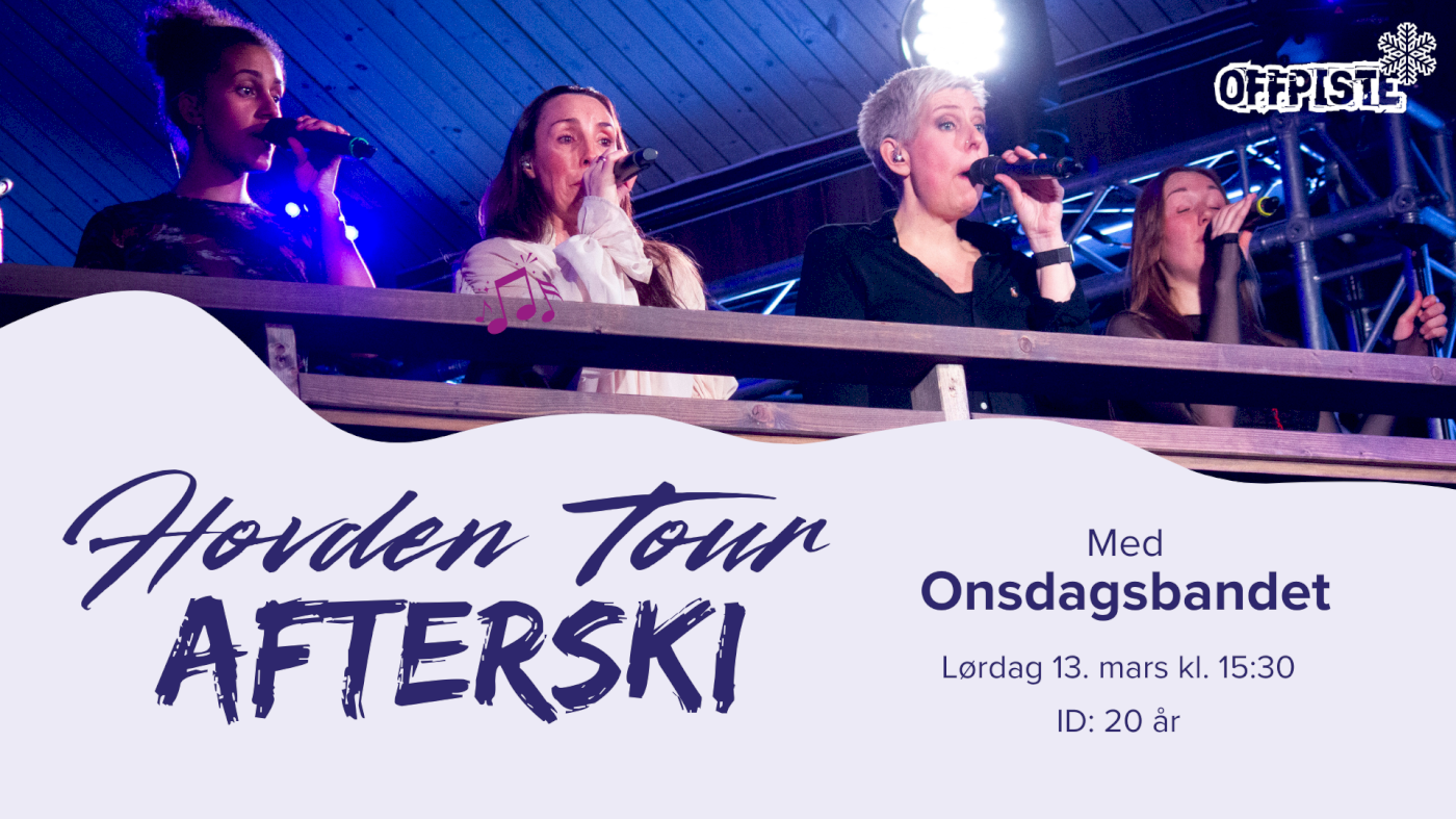 Hovden Tour med Onsdagsbandet 13. mars