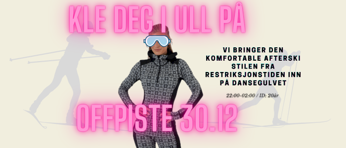 [KANSELLERT] Gøy i ullundertøy på Offpiste 30.12