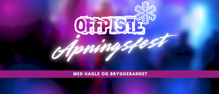 Åpningsfest 7. desember med Hagle og Bryggebandet!