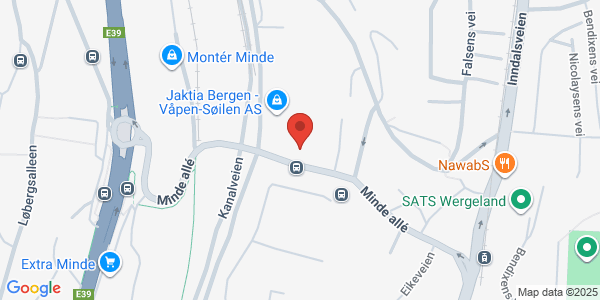 Map displaying event location