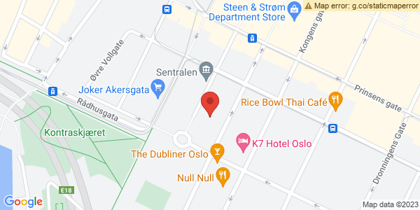 Map displaying event location