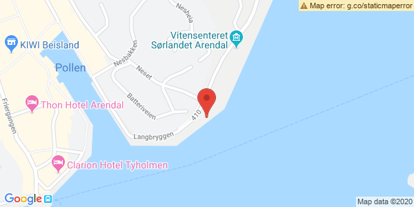 Map displaying event location