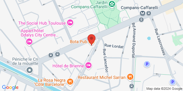Map displaying event location