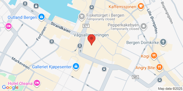Map displaying event location