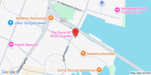 Map displaying event location