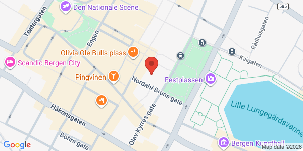 Map displaying event location