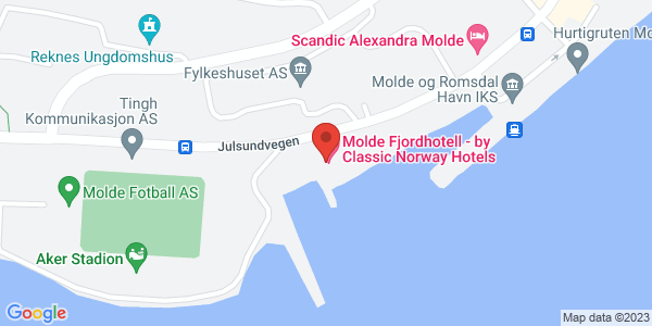 Kart som viser hvor arrangementet foregår