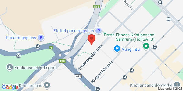Map displaying event location