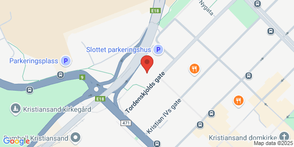Map displaying event location