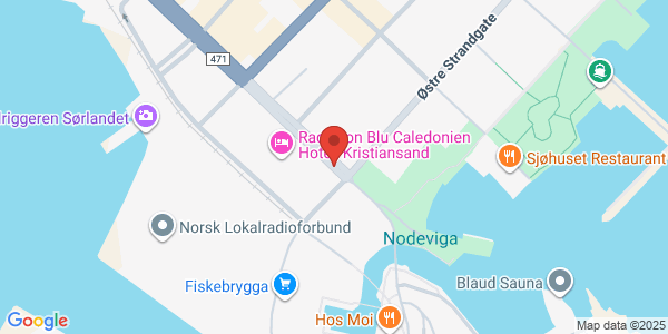 Map displaying event location