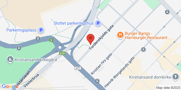 Map displaying event location