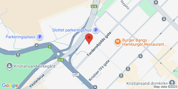 Map displaying event location