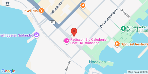 Map displaying event location