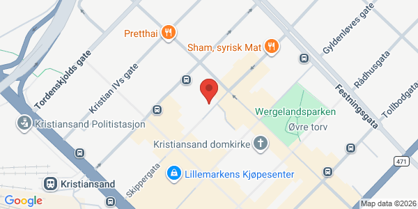 Map displaying event location