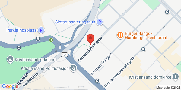 Map displaying event location