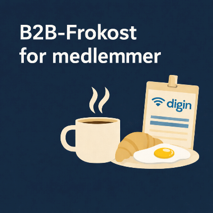 B2B-frokost for medlemsbedrifter juni
