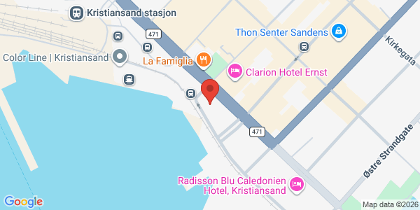 Map displaying event location