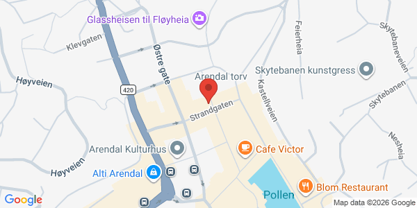 Map displaying event location