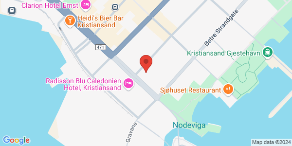 Map displaying event location