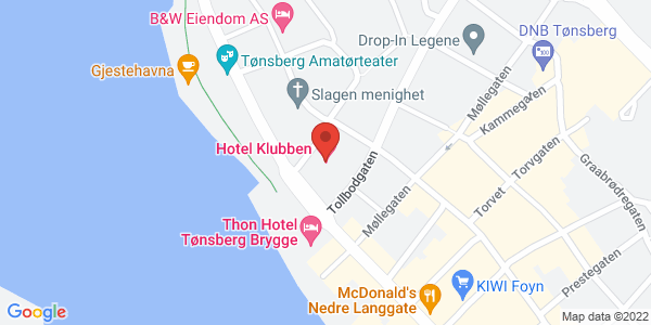 Kart som viser hvor arrangementet foregår