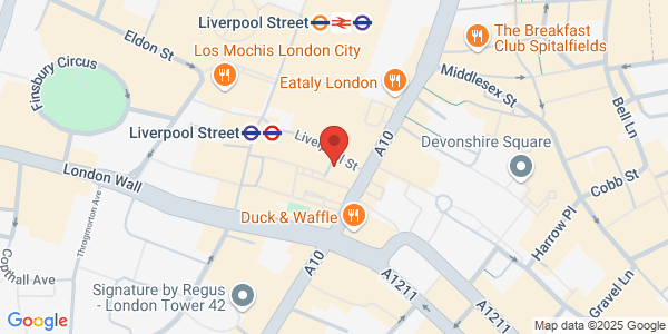 Map displaying event location