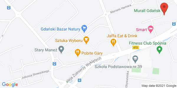 Map displaying event location