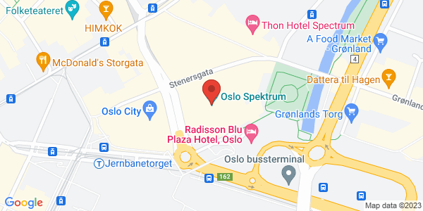 Map displaying event location