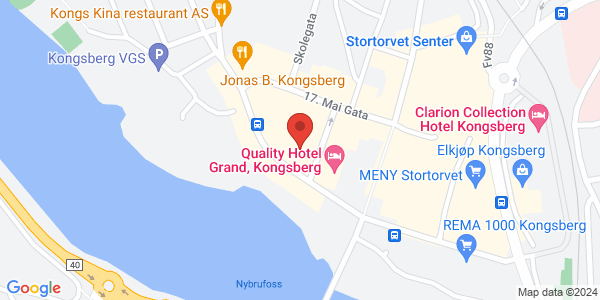 Map displaying event location