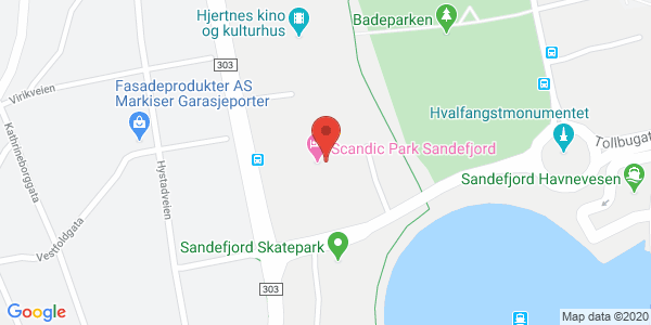 Map displaying event location