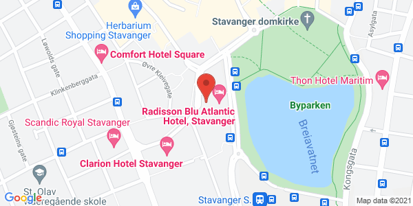 Kart som viser hvor arrangementet foregår