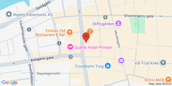 Map displaying event location
