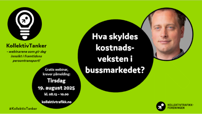 Webinar: Hva skyldes kostnadsveksten i bussmarkedet?