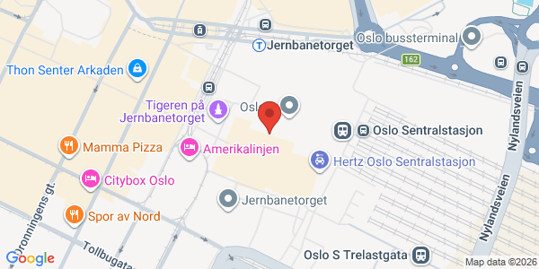 Map displaying event location