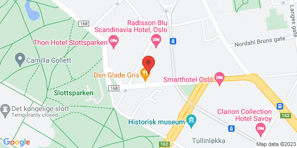 Kart som viser hvor arrangementet foregår