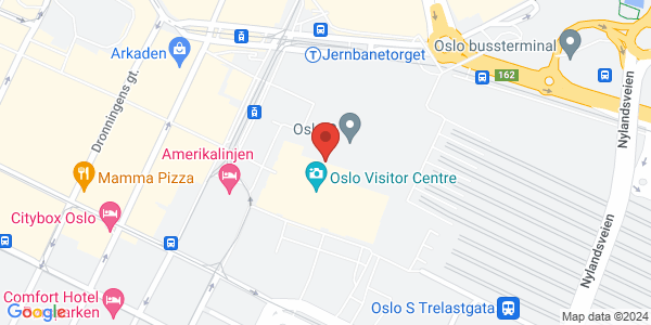 Map displaying event location