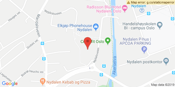 Map displaying event location