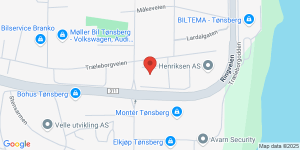 Map displaying event location