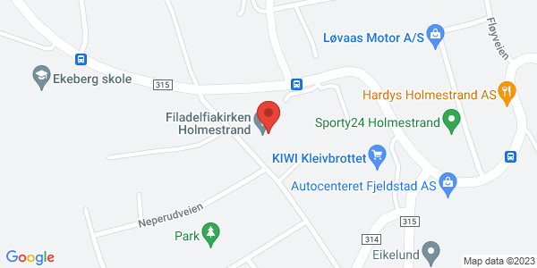 Map displaying event location