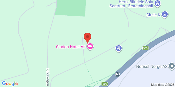 Map displaying event location