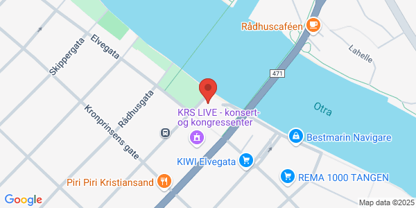 Map displaying event location