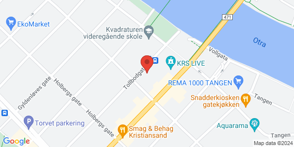 Map displaying event location